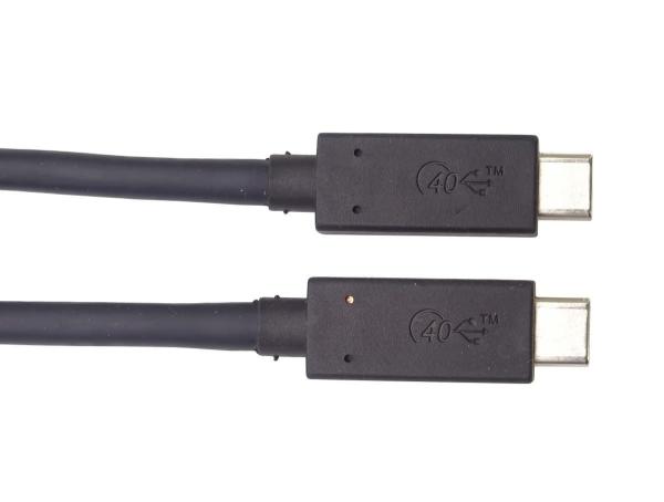 PREMIUMCORD USB4™ 40Gbps 8K@60Hz kábel Thunderbolt 3, 0,8 m2