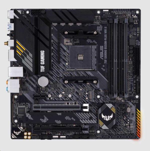 ASUS MB Sc AM4 TUF GAMING B550M-PLUS WIFI II, AMD B550, 4xDDR4, 1xDP, 1xHDMI, WI-FI, mATX1