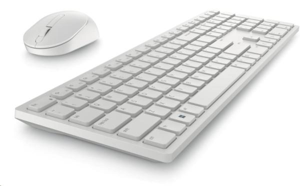 Dell Pro Wireless Keyboard and Mouse - KM5221W - UK (QWERTY) - White2