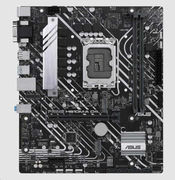 ASUS MB Sc LGA1700 PRIME H610M-A DDR4-CSM,  Intel H610,  2xDDR4,  1xDP,  1xHDMI,  1xVGA,  mATX1