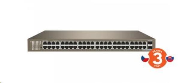Gigabitový prepínač Tenda TEG1050F s SFP