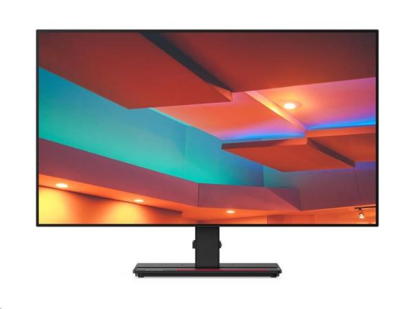 LENOVO LCD P27u-20 - 27", IPS, matný, 16:9, 3840x2160, 178/ 178, 4ms, 400cd/ m2, 1000:1, HDMI, DP, Thunderbolt4, USB Hub, VESA, Pivot