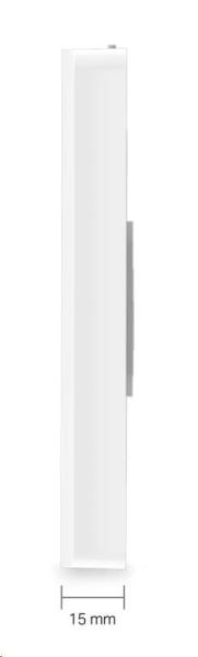 TP-Link EAP615-Wall OMADA WiFi6 AP (AX1800, 2, 4GHz/ 5GHz, 4xGbELAN, 1xPoE-in, 1xPoE-out, 13W)1