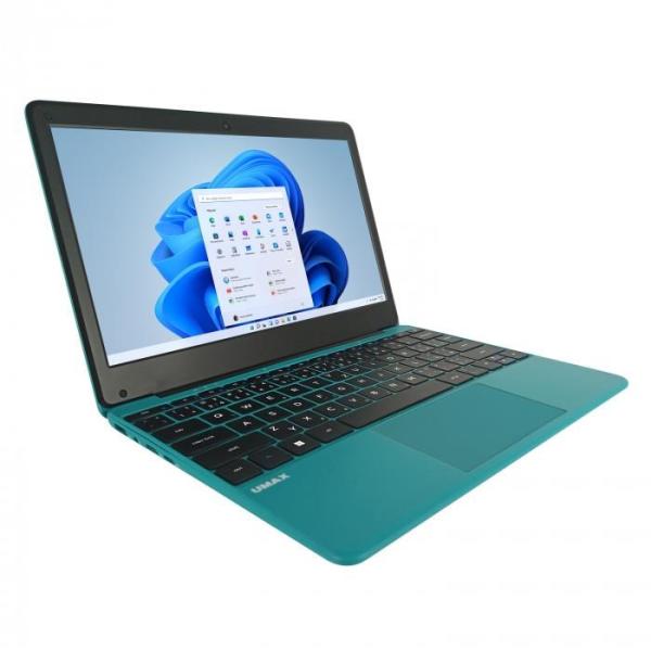 UMAX NTB VisionBook 12WRx Turquoise - 11, 6" IPS HD 1366x768, Celeron N4020@1, 1 GHz, 4GB, 128GBeMMC, Intel UHD, W11P, modro-ze
