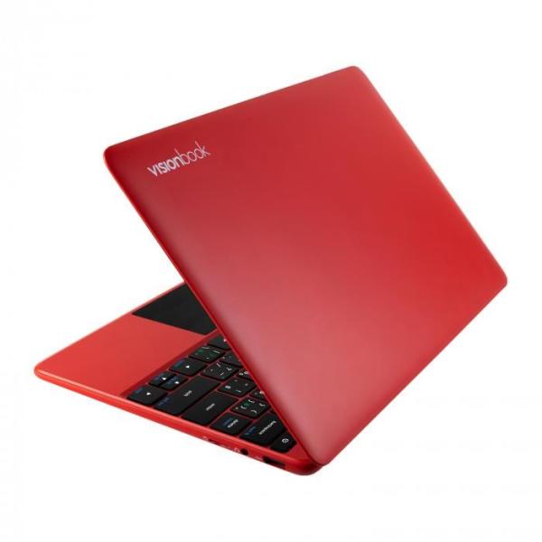 UMAX NTB VisionBook 12WRx Red - 11, 6" IPS HD 1366x768, Celeron N4020@1, 1 GHz, 4GB, 128GBeMMC, Intel UHD, W11P, Red4