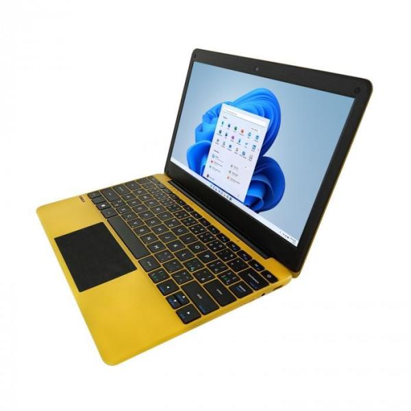 UMAX NTB VisionBook 12WRx Yellow - 11, 6" IPS HD 1366x768, Celeron N4020@1, 1 GHz, 4GB, 128GBeMMC, Intel UHD, W11P, Yellow