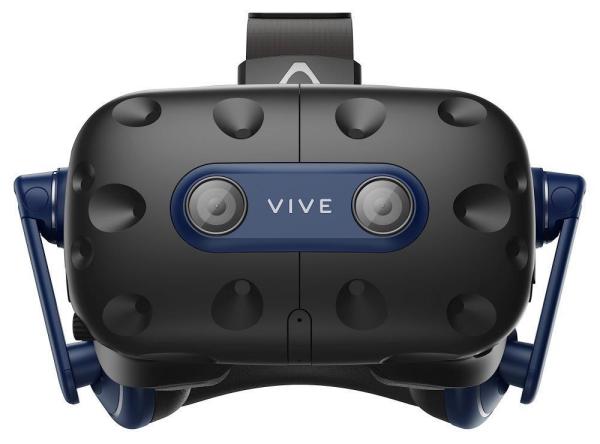 HTC Vive Pro 2 HMD brýle pro virtuální realitu,  2x 2448x2448px 5K rozlišení,  120Hz,  FOV 120°,  černá/ modrá2