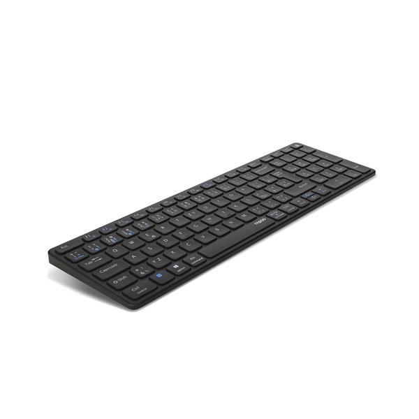 RAPOO klávesnice E9700M,  bezdrátová,  CZ/ SK,  šedá0