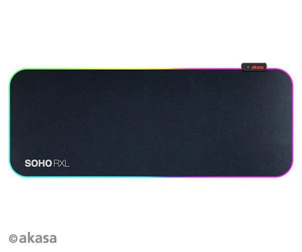 AKASA podložka pod myš SOHO RXL,  RGB gaming mouse pad,  78x30cm,  4mm thick0