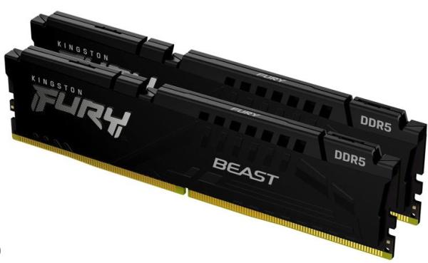 DDR5 DIMM 16GB 5200MHz CL40 (Kit of 2) KINGSTON FURY Beast Black