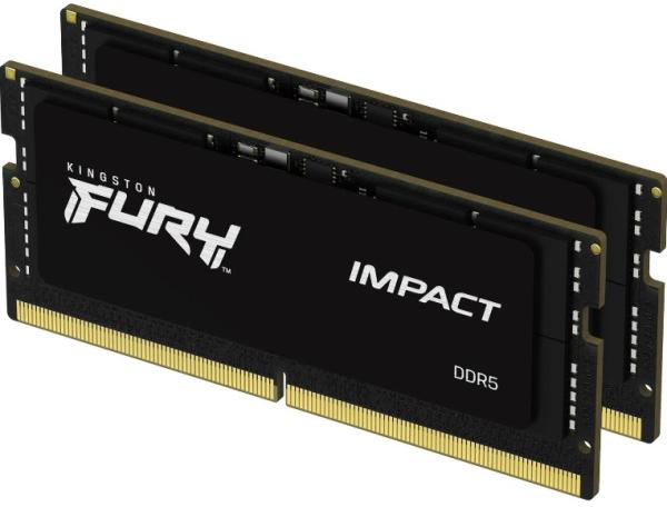 SODIMM DDR5 32GB 4800MHz CL38 (sada 2 ks) KINGSTON FURY Impact