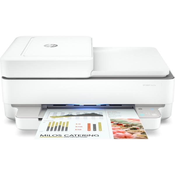 BAZAR - HP AIO Deskjet ENVY PRO 6420e HP+ cement (A4,  USB,  Wi-Fi,  BT,  Print,  Scan,  Copy,  Duplex,  Fax,  ADF) POŠKOZENÝ BOX3