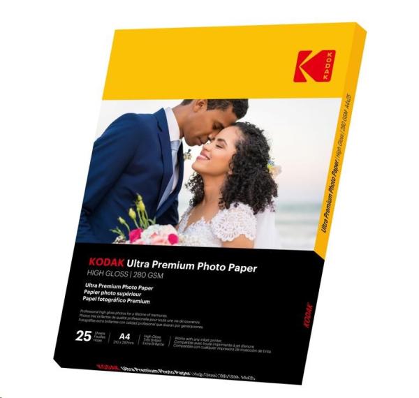 KODAK Ultra Premium Photo RC Gloss (280g/ m2) A4 25 listů0