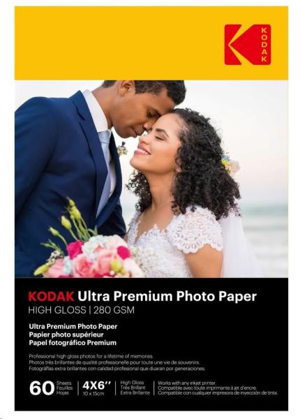 KODAK Ultra Premium Photo RC Gloss (280g/ m2) 10x15 (A6) 60 listů