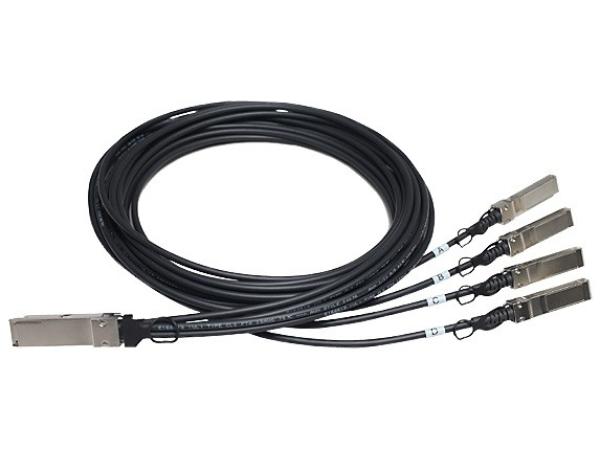 HPE X240 QSFP+ 4x10G SFP+ 1m DAC Cable JG329A RENEW