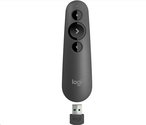 Logitech Wireless Presenter R500s Graphite,  bezdrátový prezentér