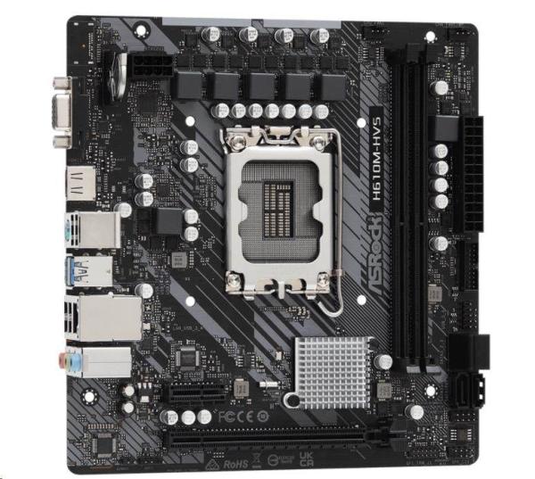 ASRock MB Sc LGA1700 H610M-HVS,  Intel H610,  2xDDR4,  1xHDMI,  1xVGA,  mATX1