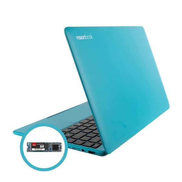 UMAX NB VisionBook 14WRx Turquoise - 14, 1" IPS FHD 1920x1080,  Celeron N4020@1, 1 GHz,  4GB, 128GB,  Intel UHD, W11P,  tyrkyso4