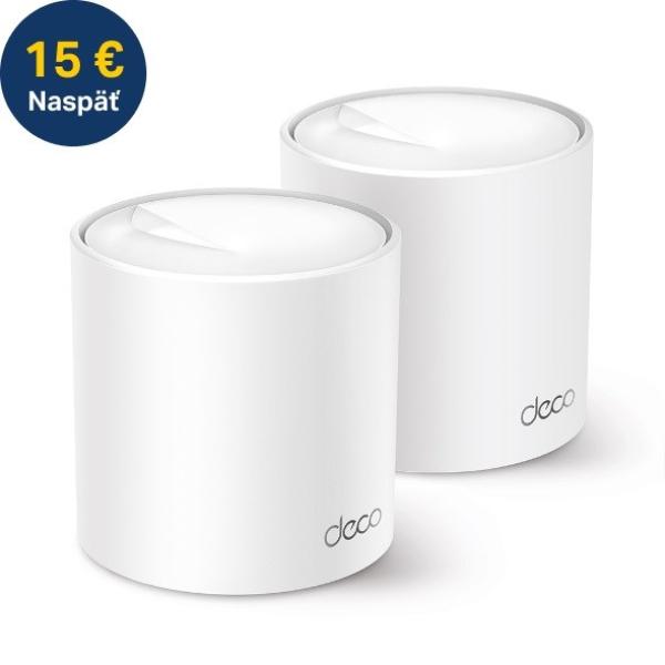 TP-Link Deco X50(2-pack) WiFi6 Mesh (AX3000, 2, 4GHz/ 5GHz, 3xGbELAN/ WAN)1