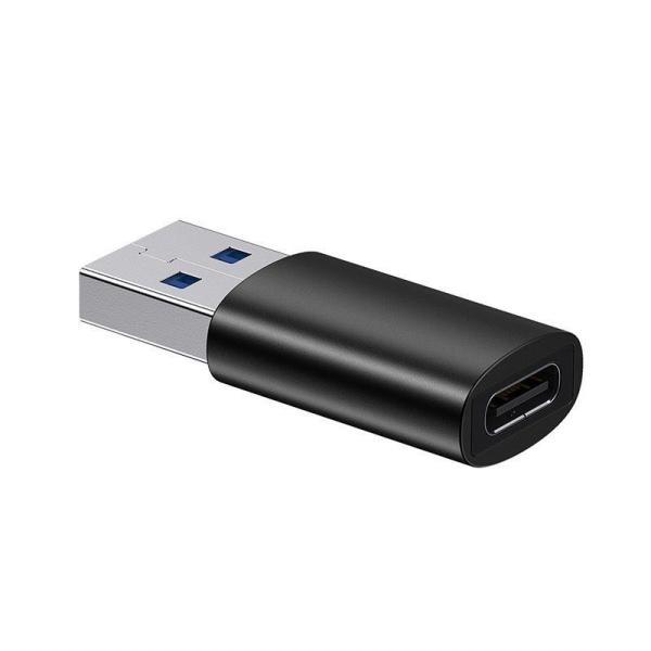 Baseus Ingenuity mini OTG adaptér USB-A 3,1A samec na USB-C samica, čierny4