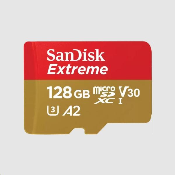 Karta SanDisk micro SDXC 128 GB Extreme Mobile Gaming (190 MB/ s Class 10,  UHS-I U3 V30)