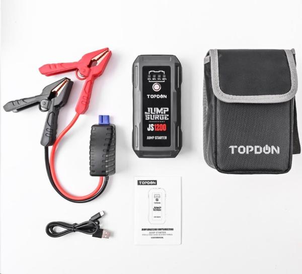 TOPDON Car Jump Starter JumpSurge 1200,  10000 mAh2