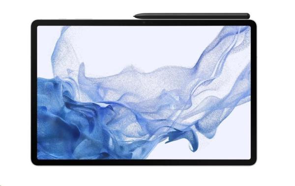 Samsung Galaxy Tab S8+ (X800), 12, 4", WiFi, EÚ, strieborná