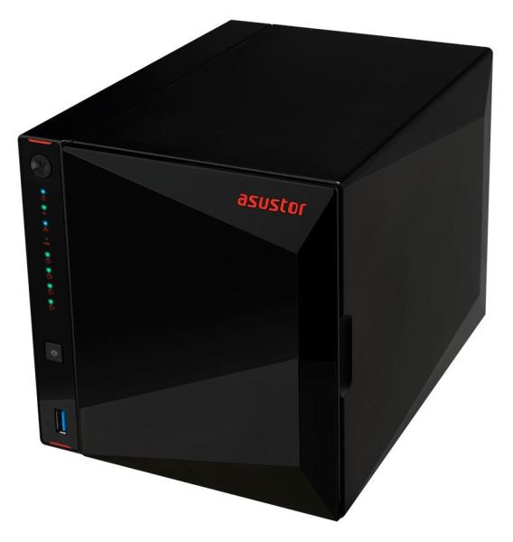 Asustor AS5304T 4-šachtový NAS Nimbustor 4,  4 GB DDR4,  2x2.5GE,  3xUSB3.2,  Celeron J4105 4core 1.5GHz