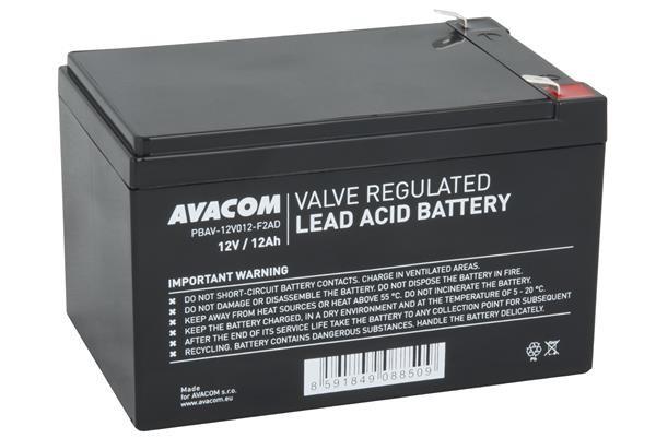 Batéria AVACOM 12V 12Ah F2 DeepCycle (PBAV-12V012-F2AD)