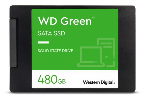 WD GREEN SSD 3D NAND WDS480G3G0A 480GB SATA/ 600,  (R:500,  W:400MB/ s),  2.5"