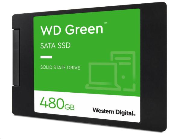 WD GREEN SSD 3D NAND WDS480G3G0A 480GB SATA/ 600,  (R:500,  W:400MB/ s),  2.5"1