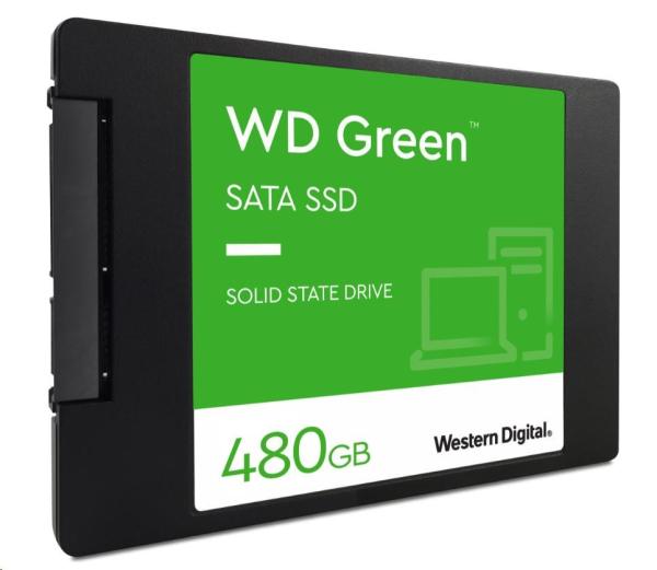WD GREEN SSD 3D NAND WDS480G3G0A 480GB SATA/ 600,  (R:500,  W:400MB/ s),  2.5"2