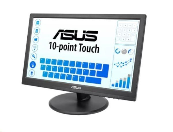 Dotykový displej ASUS LCD 15.6" VT168HR Touch 1366x768 220cd lesklý,  HDMI 10-bodový multidotykový,  USB,  WLED/ TN VESA 751