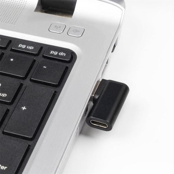 PremiumCord USB-C na USB3.0 typ A (F/ M),  90° zakrivený1