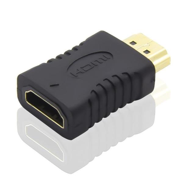 PremiumCord Adaptér HDMI na HDMI (F/ M),  krátky,  pozlátené konektory