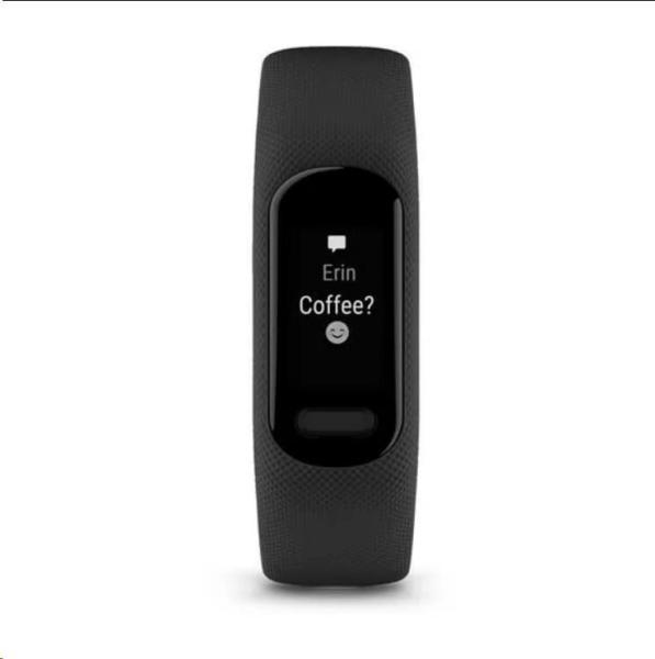 Garmin monitorovací náramek vívosmart® 5,  Black,  velikost S/ M0