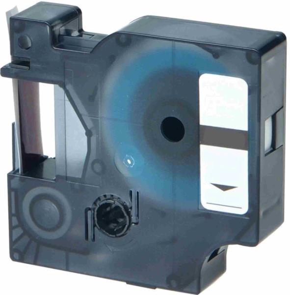 Páska Xerox kompatibilná s DYMO 40916 S0720710,  9 mm x 7 m,  čierna tlač /  modrý podklad,  D1 - ALLPRINT