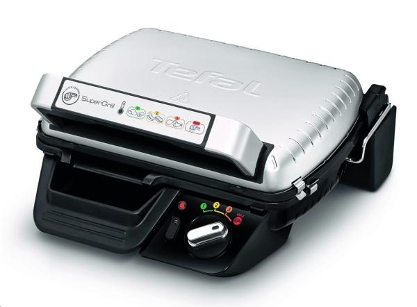 Tefal Supergrill Standard GC450B32 elektrický gril,  2000 W,  kontaktní,  digitální časovač,  odnímatelný tác na šťávu2