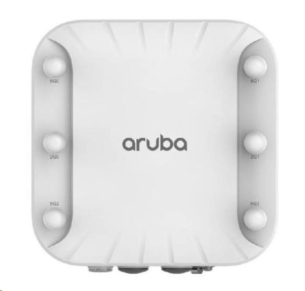 Aruba AP-518 (RW) 802.11ax 2x2:2/ 4x4:4 Dual Radio 6xRPSMA Connectorized Indoor Hardened AP RENEW