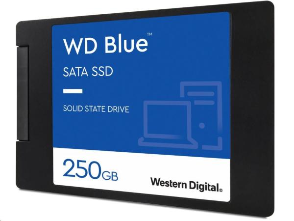 WD BLUE SSD 3D NAND WDS250G3B0A 250GB SA510 SATA/600, (R:555, W:440MB/s), 2.5"0