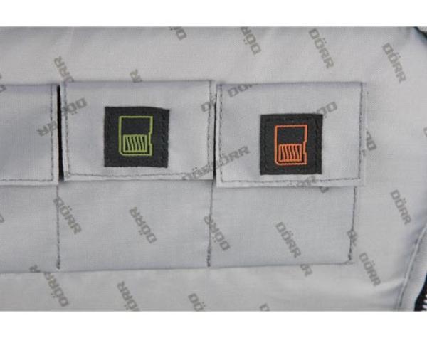 Doerr brašna YUMA System 1 (11x17x10, 5 cm,  SystCAM,  pláštěnka,  černá/ oranžová)1