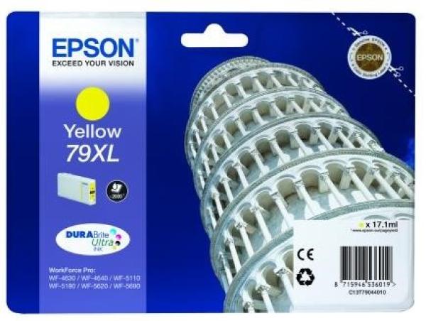 Atramentová kazeta EPSON série WF-5xxx "Pisa" 79 XL žltá (17, 1 ml)