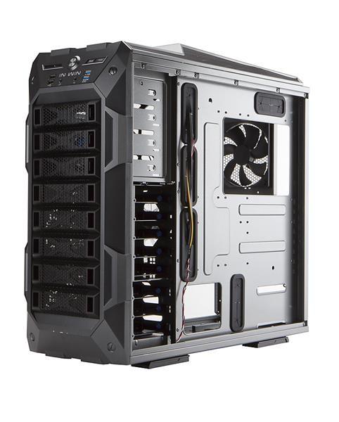 IN WIN case Grone White/ Black,  Midi Tower,  bez zdroja napájania7