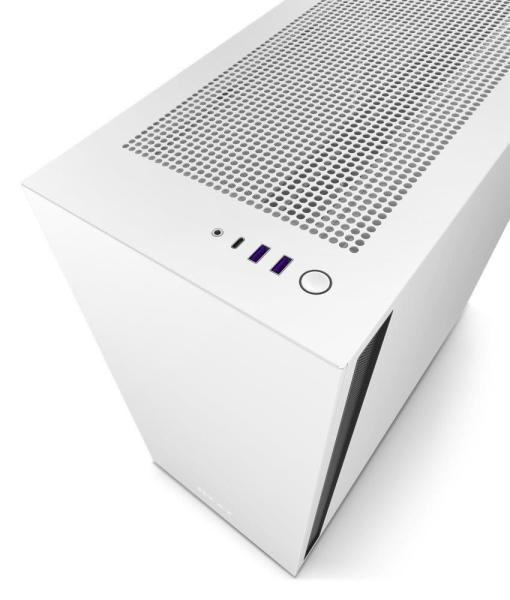 Skriňa NZXT H7 /  ATX /  2x120 mm ventilátor /  USB-C /  2x USB /  sklenená bočnica /  čierna a biela2