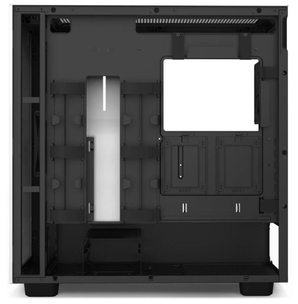 Skriňa NZXT H7 /  ATX /  2x120 mm ventilátor /  USB-C /  2x USB /  sklenená bočnica /  čierna a biela4