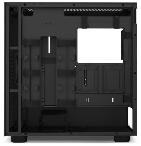 Skriňa NZXT H7 Flow edition /  ATX /  2x120 mm ventilátor /  USB-C /  2x USB /  sklenená bočnica /  sieťovaný panel /  čierna4