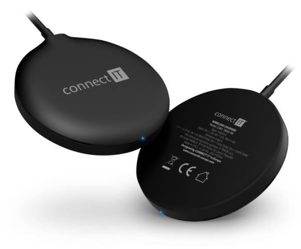 CONNECT IT MagSafe Wireless Fast Charge Bezdrôtová nabíjačka,  15 W,  čierna