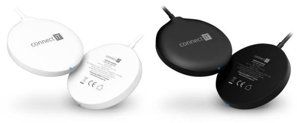 CONNECT IT MagSafe Wireless Fast Charge Bezdrôtová nabíjačka,  15 W,  biela2