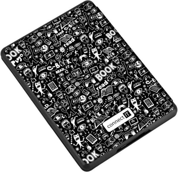 Puzdro CONNECT IT pre Amazon Kindle 2021 (11. gen.),  doodle black2