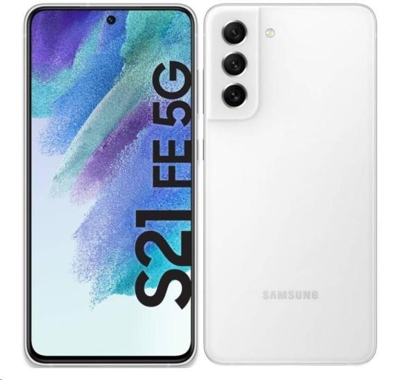 Samsung Galaxy S21 FE (G990),  8/ 256 GB,  5G,  DS + eSIM,  biela